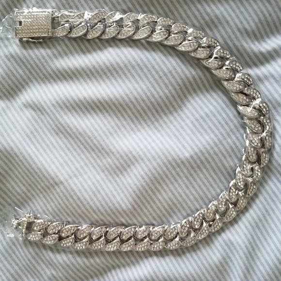 Cuban Link Choker Chain 8k 